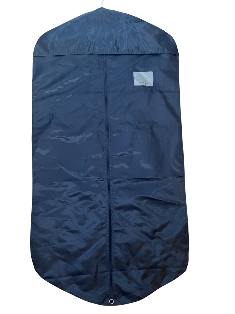 PRADA Garment Bag, Suit, Dress, Black Nylon Full Zip, ID Window Lightweight